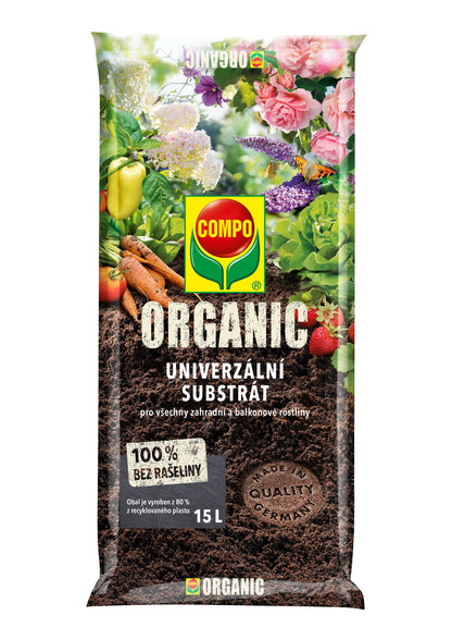 COMPO ORGANIC Universalerde torffrei 15 l