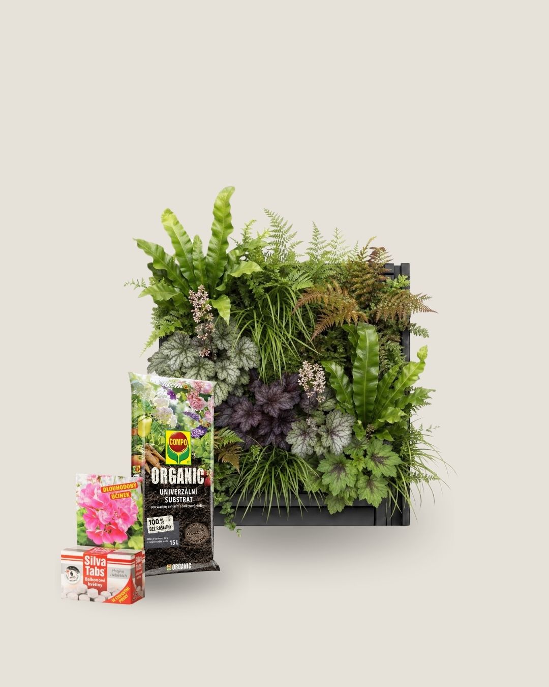 3er-Pack Plantbox + COMPO ORGANIC Universalsubstrat