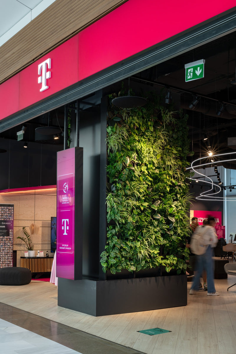 Živá stěna pro Telekom Centrum